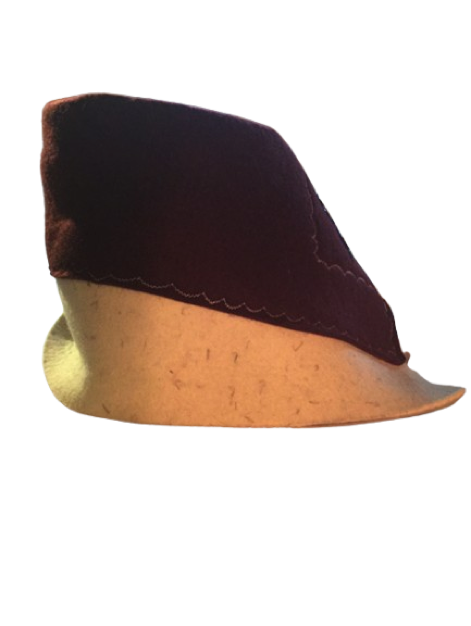 hat embroidered white rojo